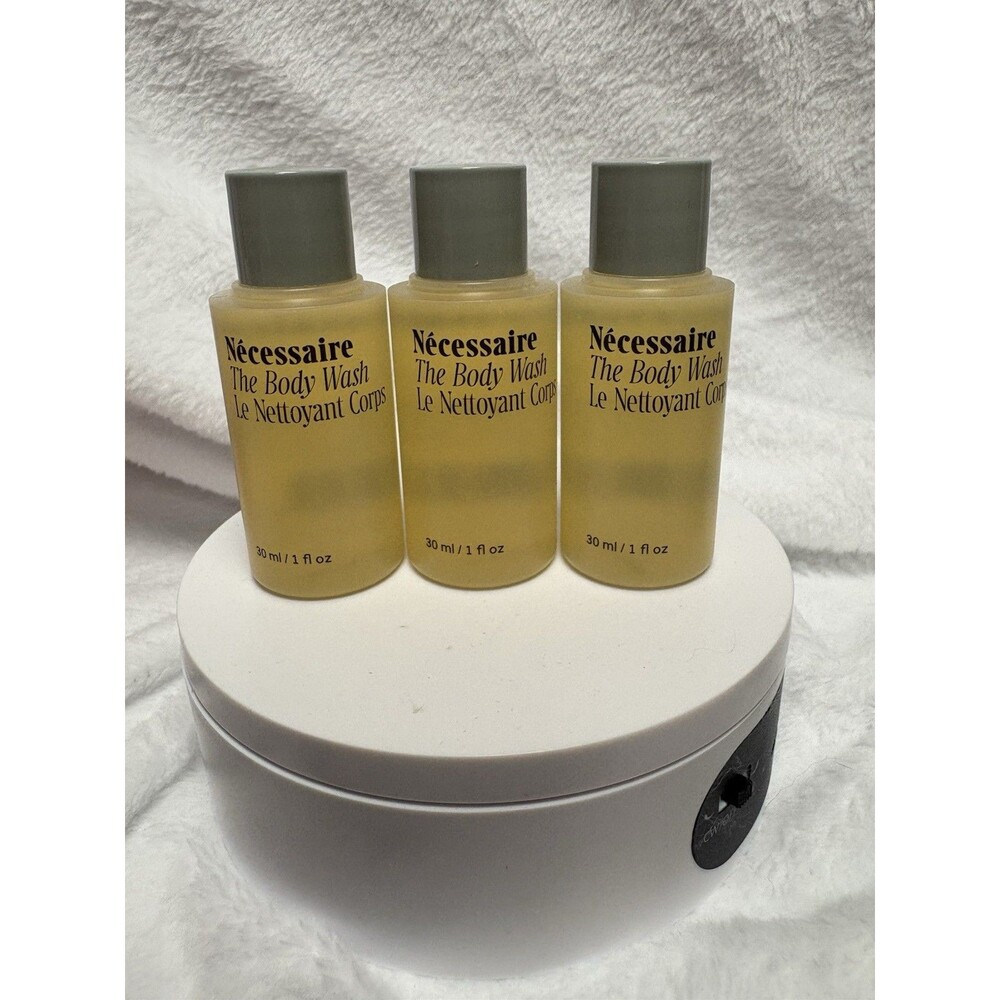 Necessaire The Body Wash Eucalyptus Travel Size 30ml 1oz Lot of 3 New